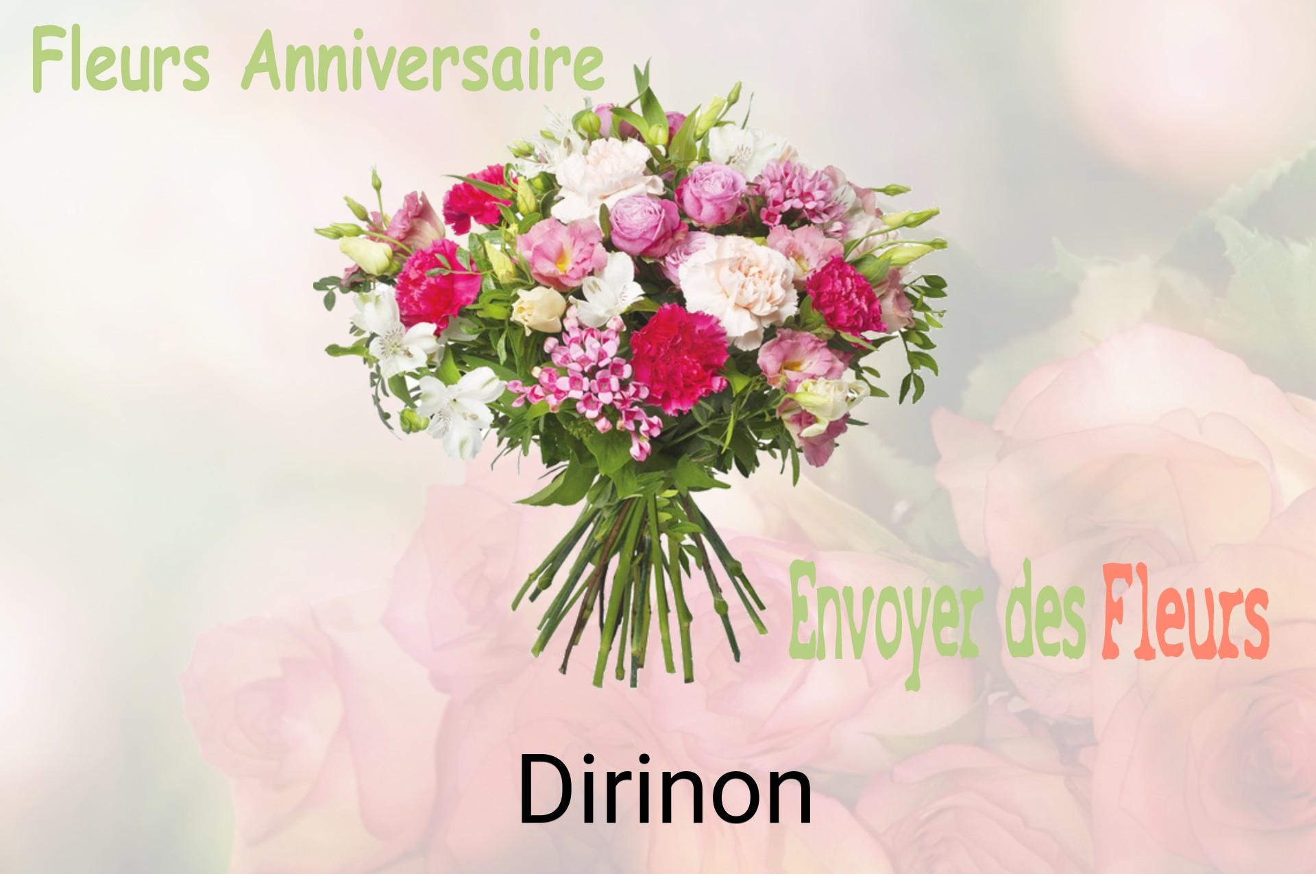 Bouquet de fleurs d’anniversaire livré à Dirinon