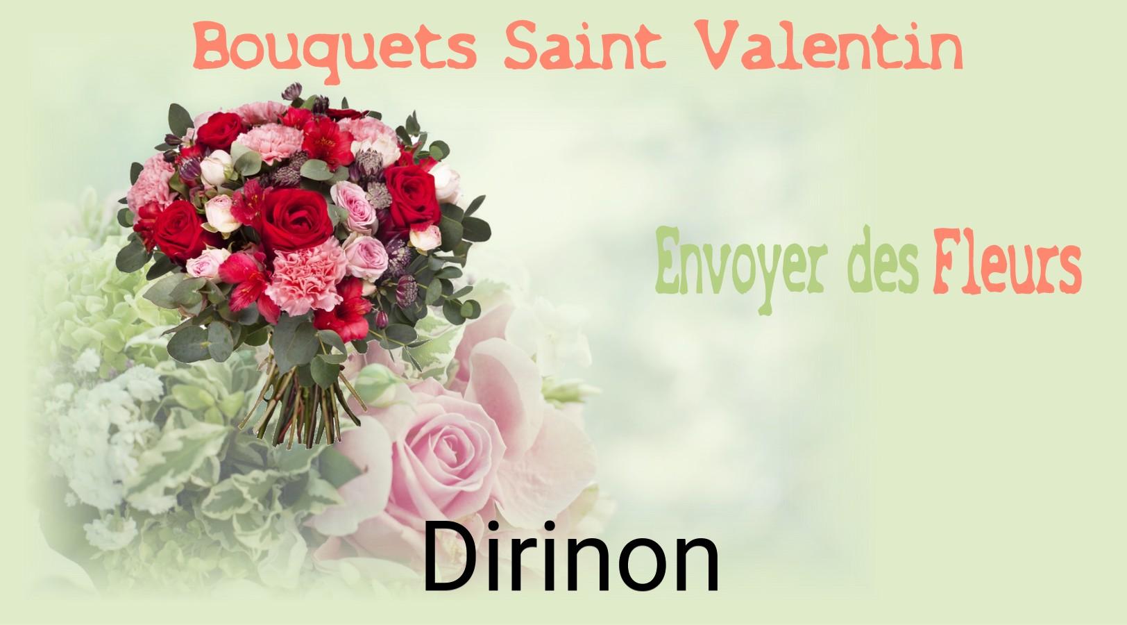 Roses de Saint-Valentin livrées à Dirinon